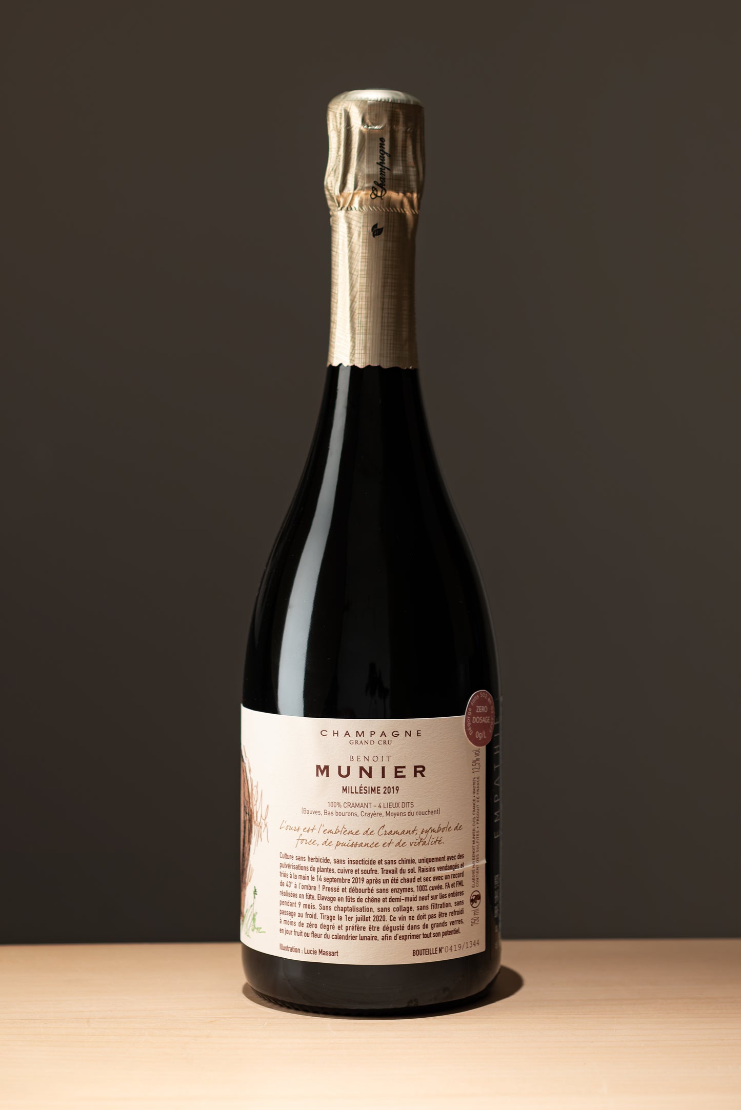 (近日販売開始)ブノワ・ミュニエ クラマン グラン・クリュ 2019 Benoit Munier Cramant Grand Cru 2019