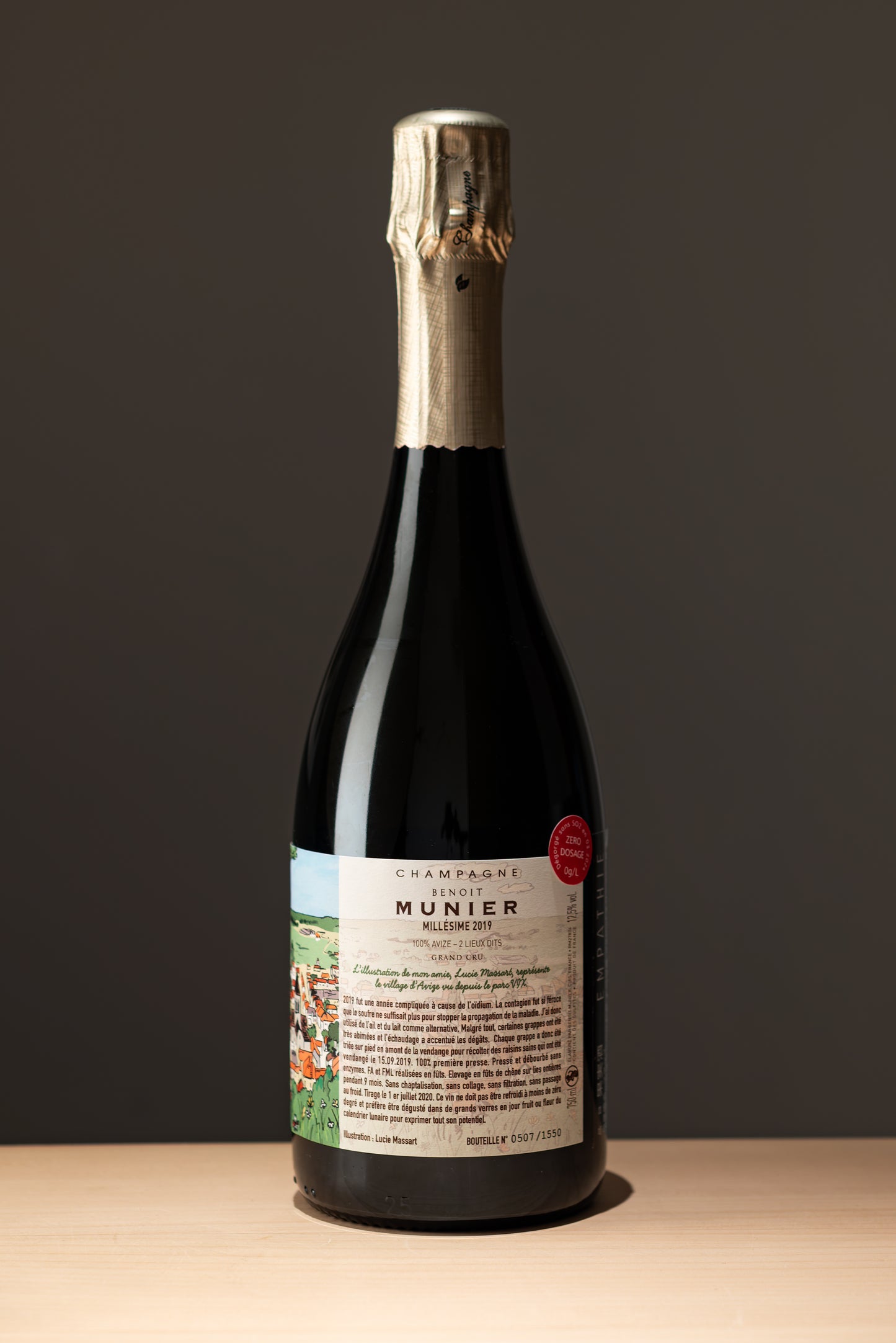 (近日販売開始)ブノワ・ミュニエ アヴィズ グラン・クリュ 2019 Benoit Munier Avize Grand Cru 2019