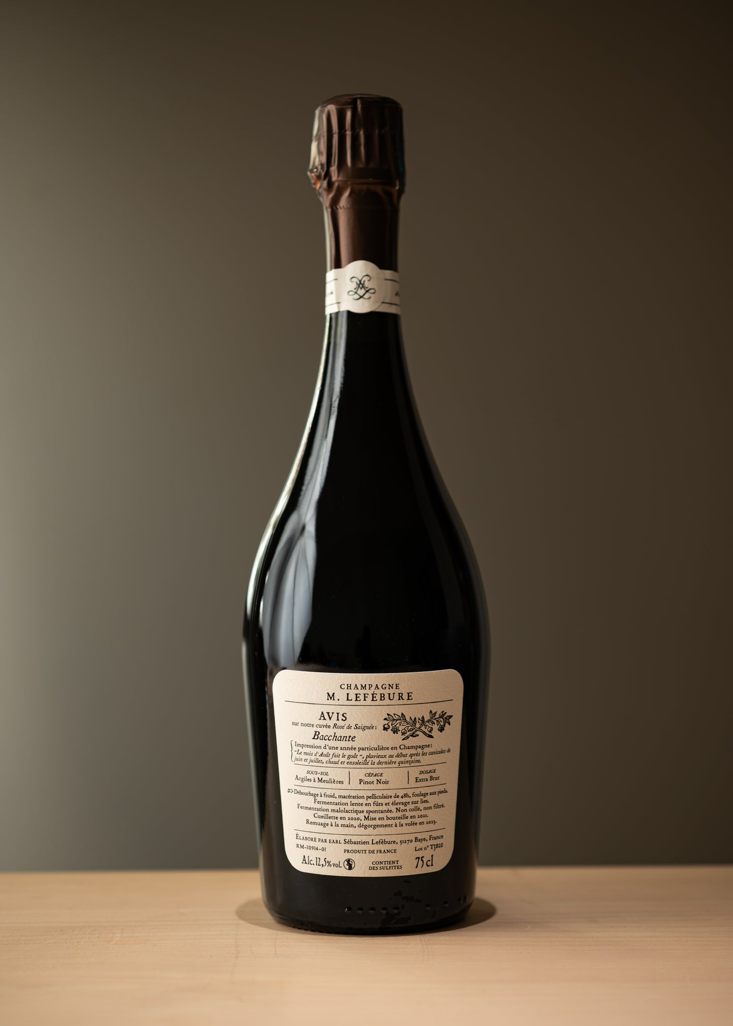 メゾン・ルフェビュール バッカンテ ロゼ Maison Lefébure Baccante V21