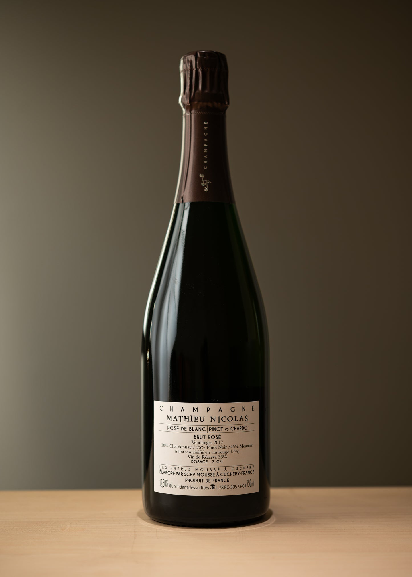 マチュ・ニコラ　ロゼ・ド・ブラン　Mathieu-Nicolas　Rose de Blanc
